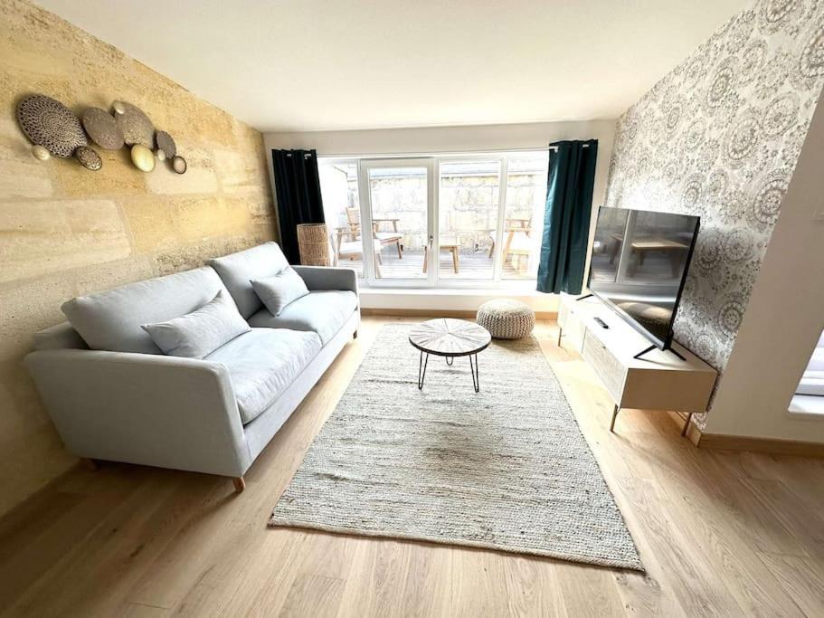 5- Hypercentre - 4Pers - Clim - Terrasse - Netflix Apartment Libourne Exterior photo